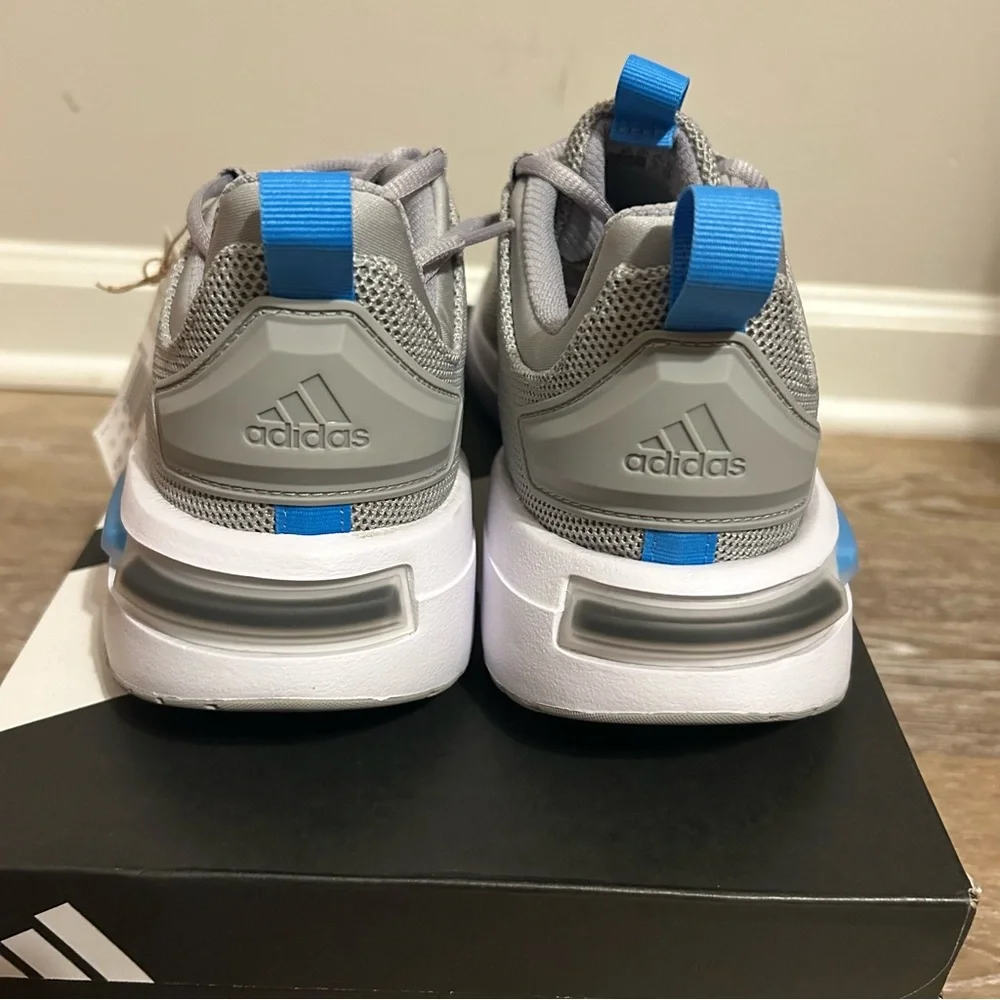 New adidas Mens Racer TR23, Solid Grey/Carbon/Blue Burst size 9